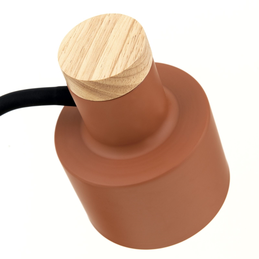 Stolní lampa GILI 1xE27/40W/230V cihlová