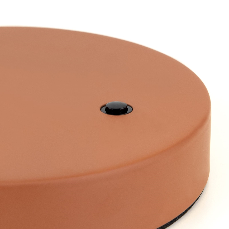 Stolní lampa GILI 1xE27/40W/230V cihlová