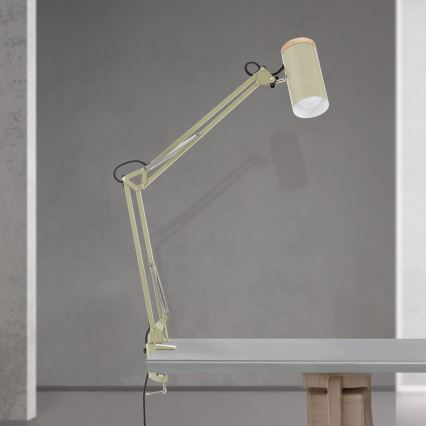 Stolní lampa s klipem GILI 1xE27/40W/230V zelená