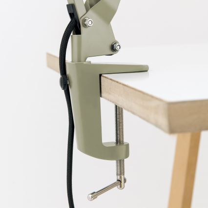 Stolní lampa s klipem GILI 1xE27/40W/230V zelená