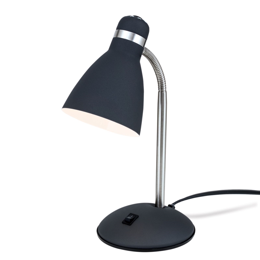 Stolní lampa SCHOOL 1xE27/40W/230V černá/matný chrom