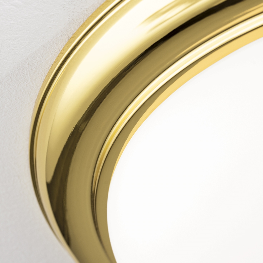 Stropní svítidlo EMPIRA 3xE27/40W/230V pr. 48 cm zlatá