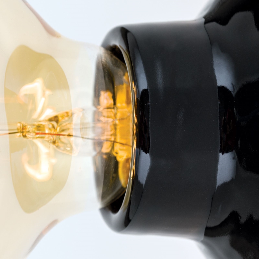 Stropní svítidlo FROST 1xE27/60W/230V černá