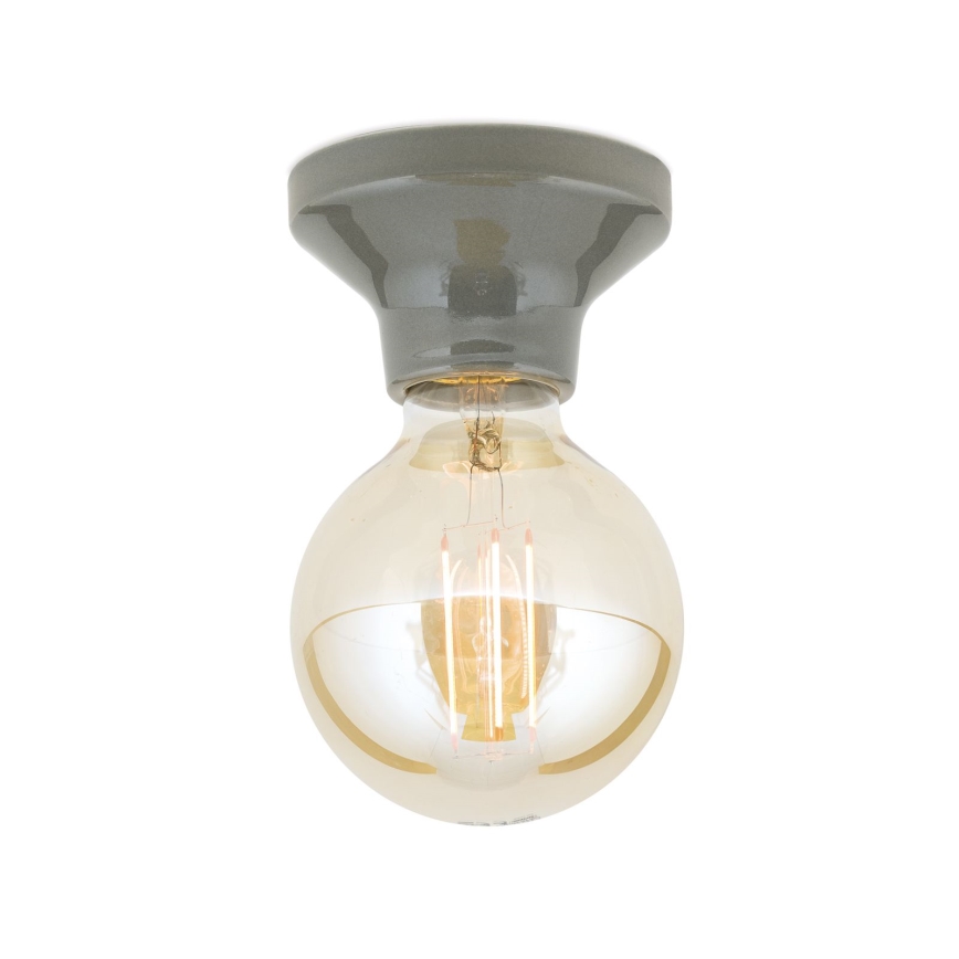 Stropní svítidlo FROST 1xE27/60W/230V šedá