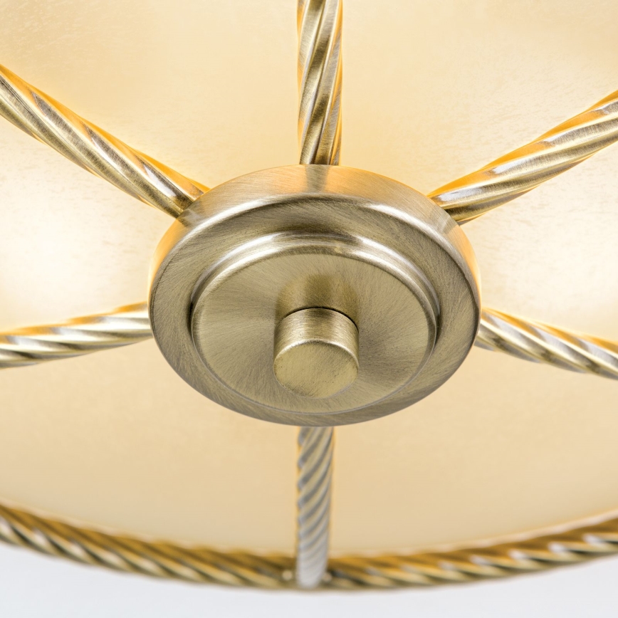 Stropní svítidlo MAURO 3xE27/60W/230V pr. 42 cm bronz