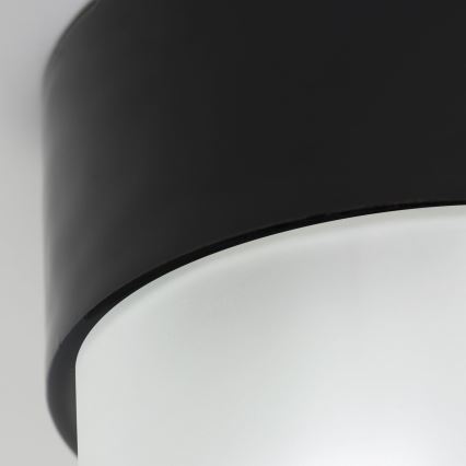 Stropní svítidlo OSTIA 1xE27/40W/230V pr. 9,8 cm černá