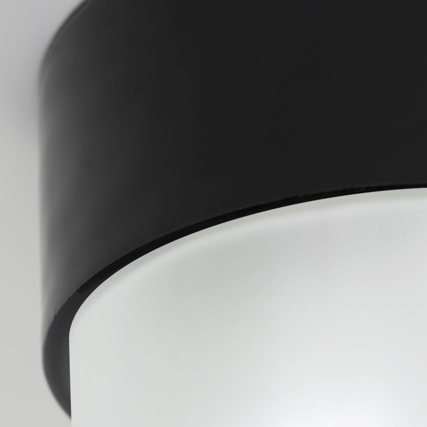 Stropní svítidlo OSTIA 1xE27/40W/230V pr. 9,8 cm černá