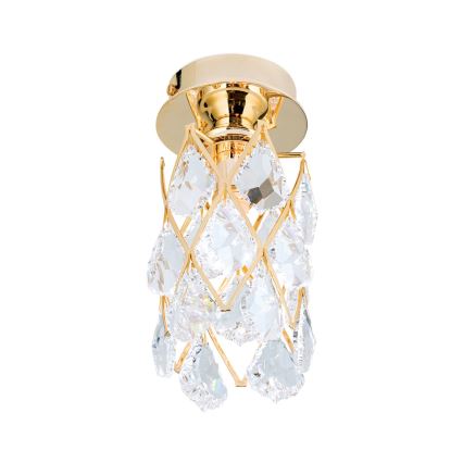 Stropní svítidlo RITA 1xG9/40W/230V pr. 9 cm zlatá