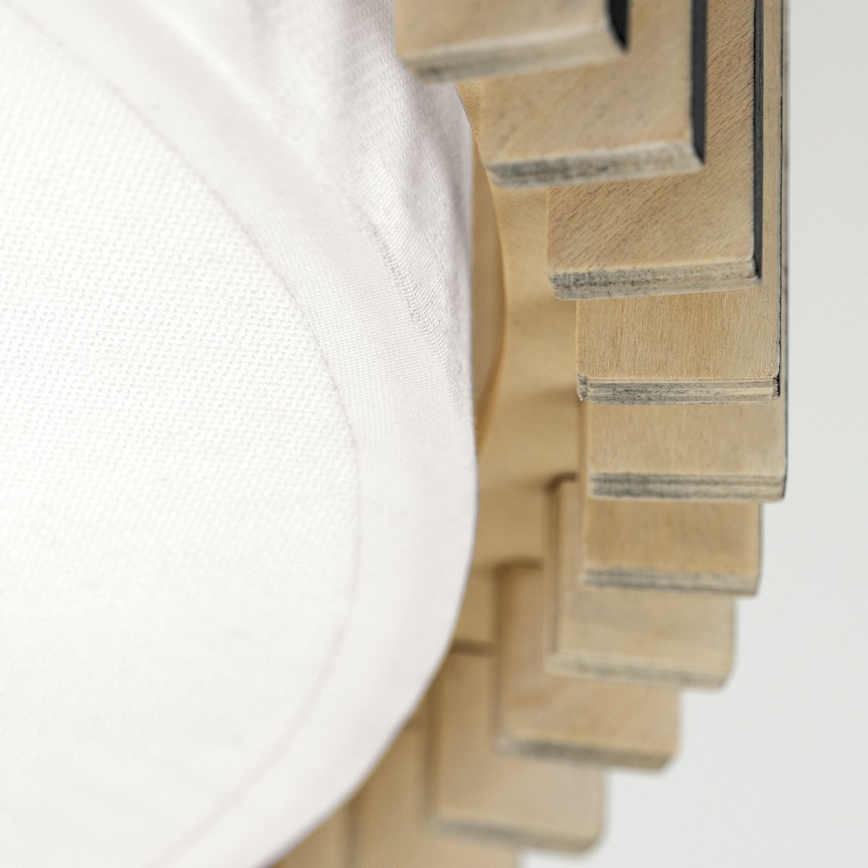 Stropní svítidlo TARTA 3xE27/40W/230V pr. 40 cm béžová