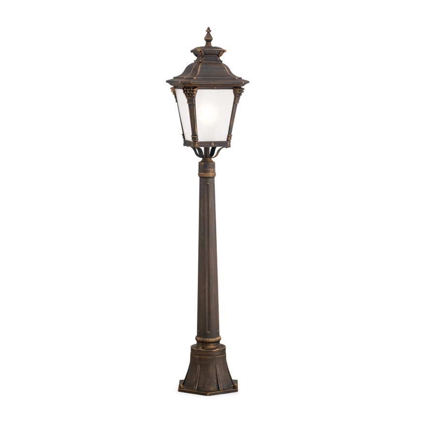 Venkovní lampa AIKO 1xE27/60W/230V 115 cm IP23 bronz/patina