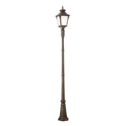 Venkovní lampa AIKO 1xE27/60W/230V 240 cm IP23 bronz/patina