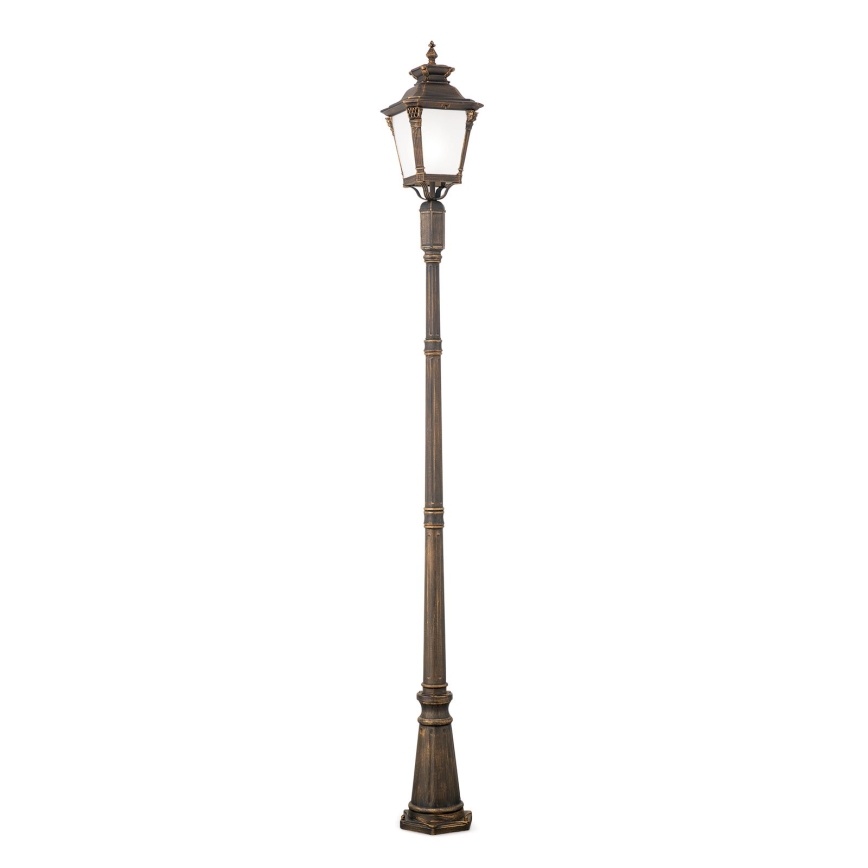 Venkovní lampa AIKO 1xE27/60W/230V 240 cm IP23 bronz/patina