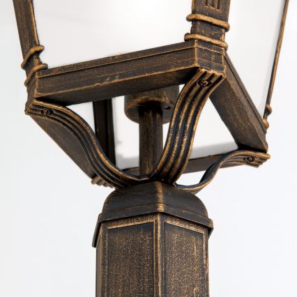 Venkovní lampa AIKO 1xE27/60W/230V 240 cm IP23 bronz/patina