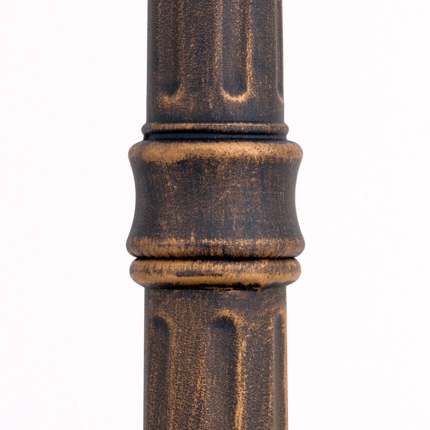 Venkovní lampa AIKO 1xE27/60W/230V 240 cm IP23 bronz/patina