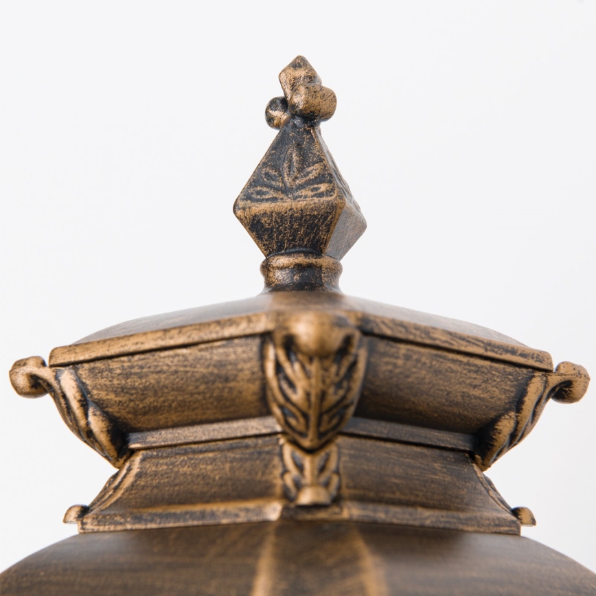 Venkovní nástěnná lampa AIKO 1xE27/60W/230V IP23 bronz/patina