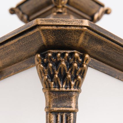 Venkovní nástěnná lampa AIKO 1xE27/60W/230V IP23 bronz/patina