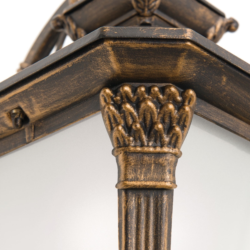 Venkovní nástěnná lampa AIKO 1xE27/60W/230V IP23 bronz/patina