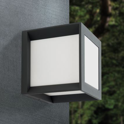 Venkovní svítidlo HENRY 1xE27/15W/230V 16x16 cm IP44 antracit