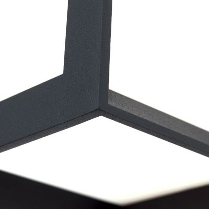 Venkovní svítidlo HENRY 1xE27/15W/230V 16x16 cm IP44 antracit