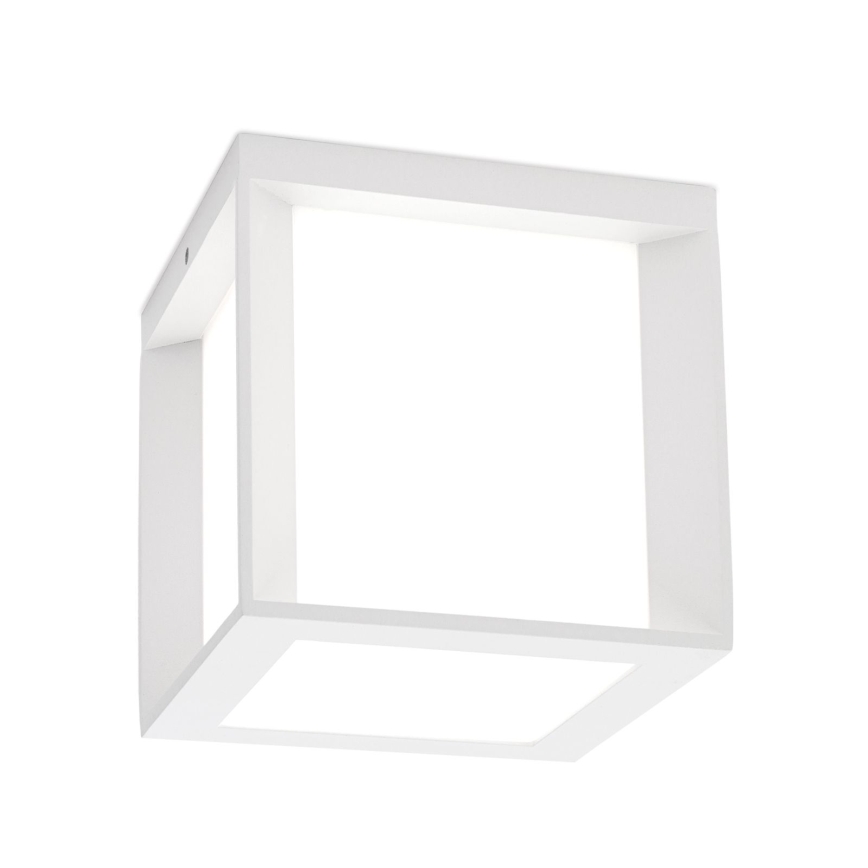 Venkovní svítidlo HENRY 1xE27/15W/230V 16x16 cm IP44 bílá