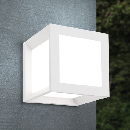Venkovní svítidlo HENRY 1xE27/15W/230V 16x16 cm IP44 bílá
