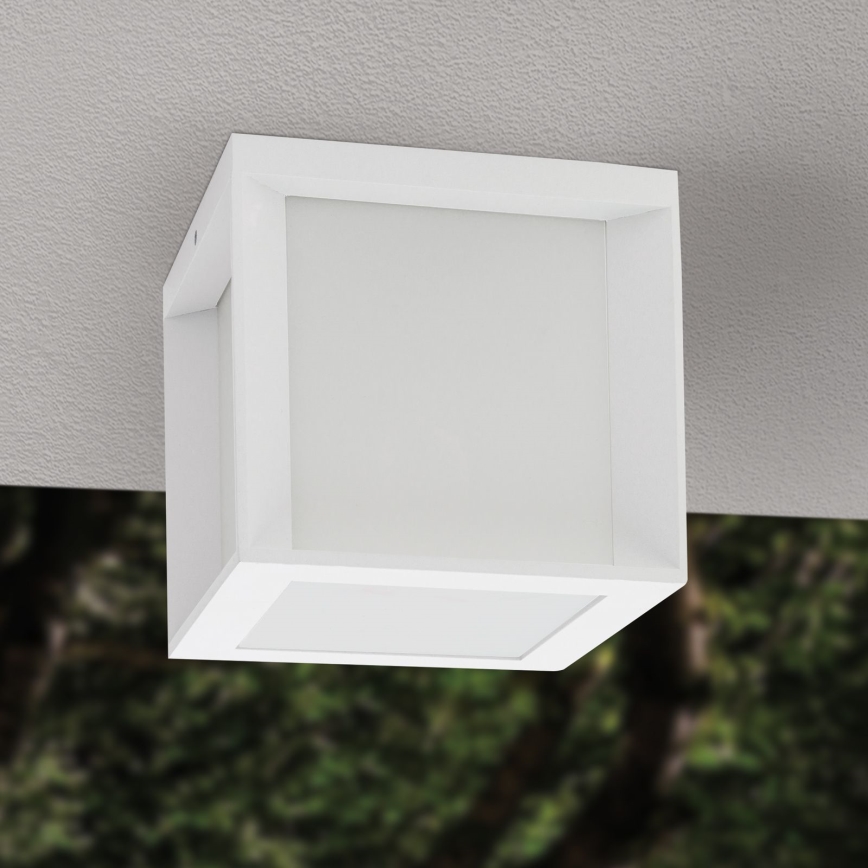 Venkovní svítidlo HENRY 1xE27/15W/230V 16x16 cm IP44 bílá