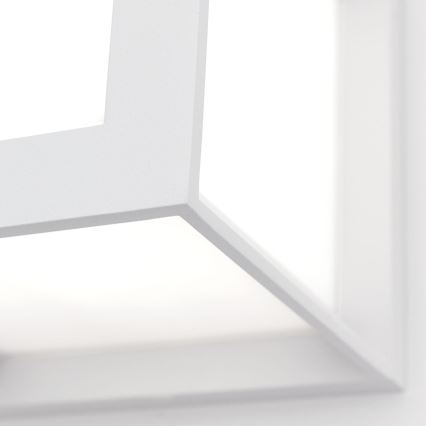 Venkovní svítidlo HENRY 1xE27/15W/230V 16x16 cm IP44 bílá
