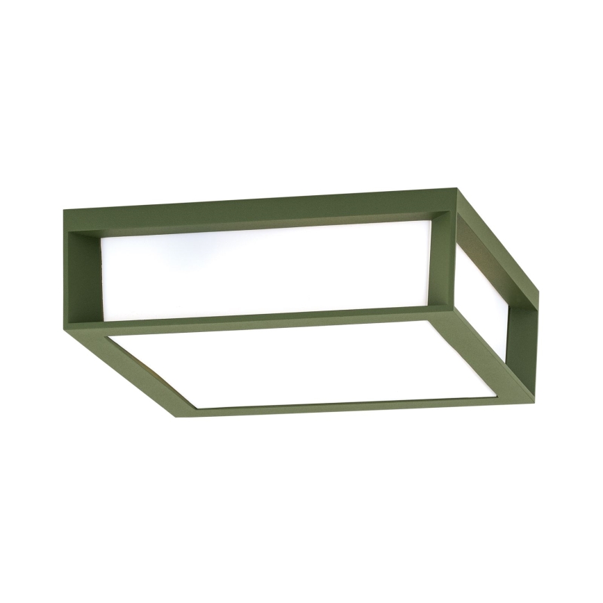 Venkovní svítidlo HENRY 2xE27/15W/230V 26x26 cm IP44 zelená