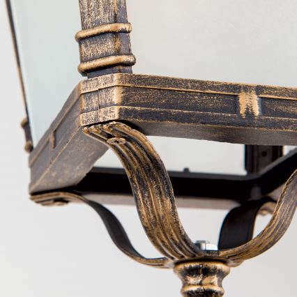 Venkovní závěsné svítidlo AIKO 1xE27/60W/230V IP23 bronz/patina