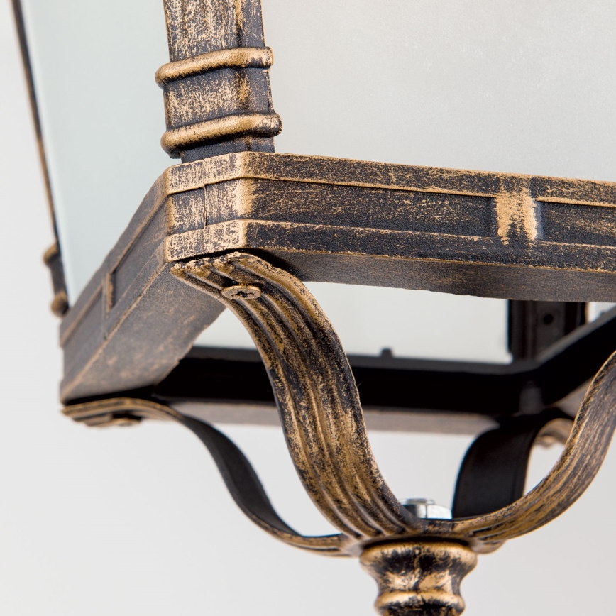 Venkovní závěsné svítidlo AIKO 1xE27/60W/230V IP23 bronz/patina