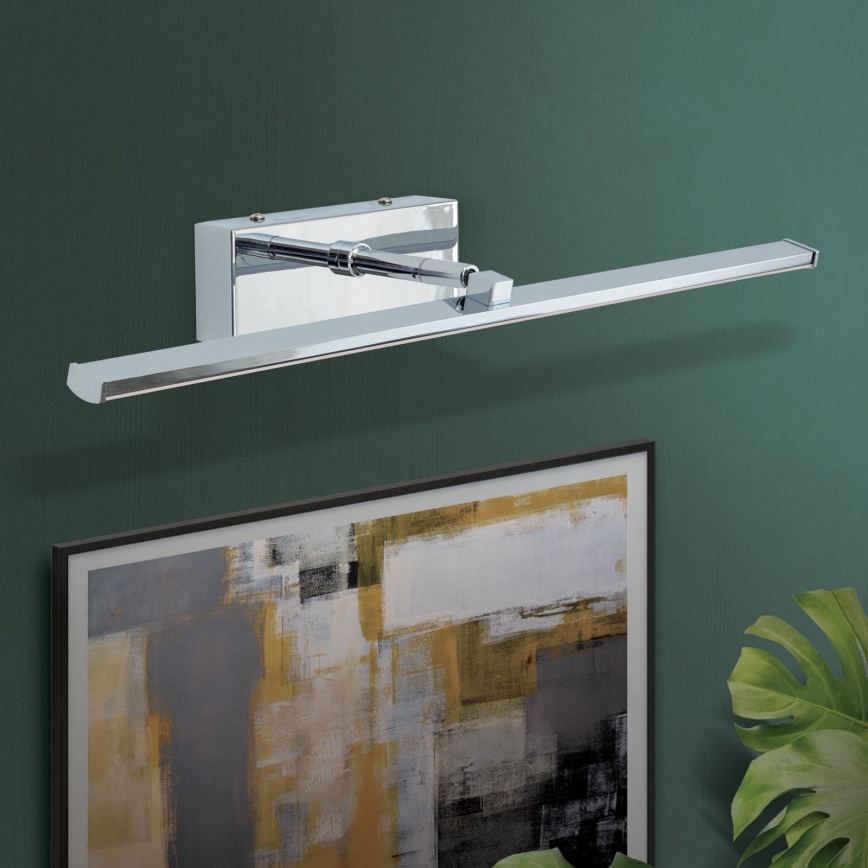 LED Obrazové svítidlo PUBLIO LED/10W/230V 50 cm lesklý chrom