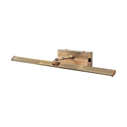 LED Obrazové svítidlo PUBLIO LED/10W/230V 50 cm zlatá/patina