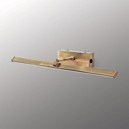 LED Obrazové svítidlo PUBLIO LED/10W/230V 50 cm zlatá/patina