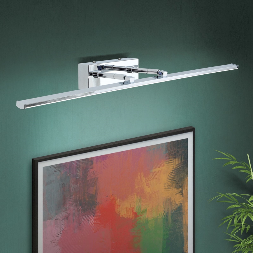 LED Obrazové svítidlo PUBLIO LED/15W/230V 75 cm lesklý chrom