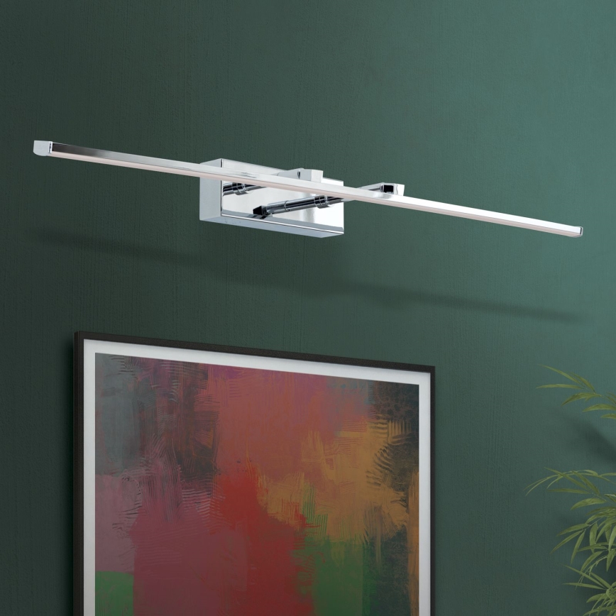 LED Obrazové svítidlo PUBLIO LED/15W/230V 75 cm lesklý chrom