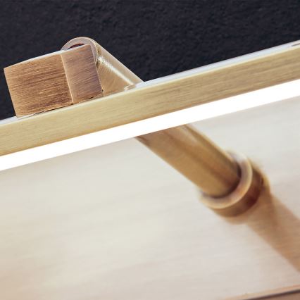LED Obrazové svítidlo PUBLIO LED/15W/230V 75 cm zlatá/patina
