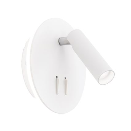 LED Nástěnné bodové svítidlo LENNY LED/6W/230V + LED/3W bílá