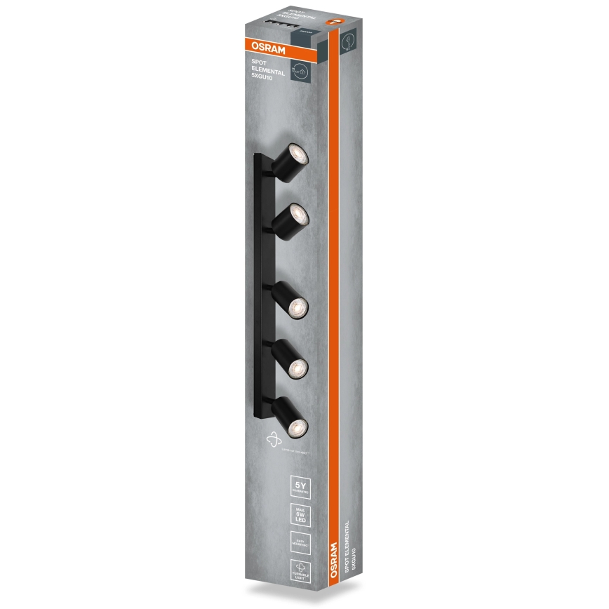 Osram - Bodové svítidlo ELEMENTAL 5xGU10/6W/230V