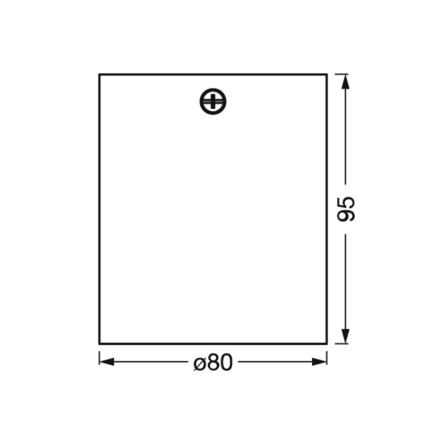 Osram - Bodové svítidlo SPOT 1xGU10/7W/230V černá