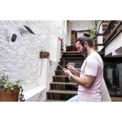 Osram - Chytrá solární kamera se senzorem 2K SMART+ 5V 5200 mAh IP66 Wi-Fi