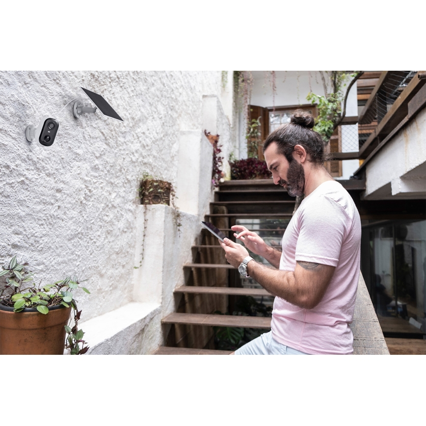 Osram - Chytrá solární kamera se senzorem 2K SMART+ 5V 5200 mAh IP66 Wi-Fi