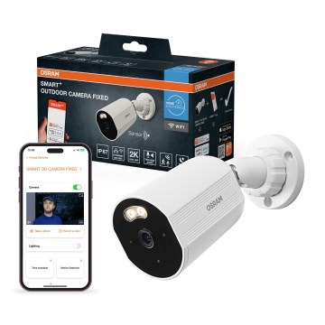 Osram - Chytrá venkovní kamera se senzorem 2K SMART+ 230V IP67 Wi-Fi