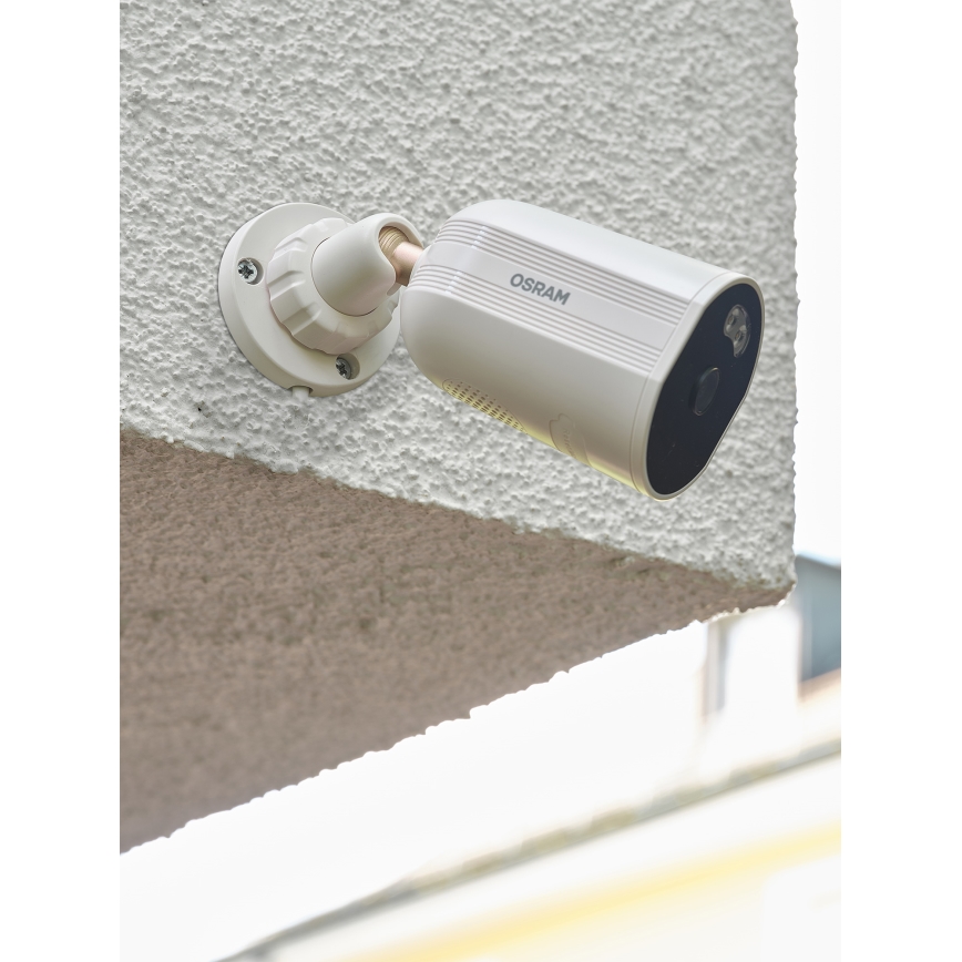 Osram - Chytrá venkovní kamera se senzorem 2K SMART+ 230V IP67 Wi-Fi