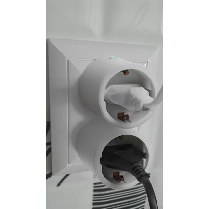 Osram - Chytrá zásuvka SMART+ MATTER SCHUKO 2300W/230V/10A Wi-Fi bílá