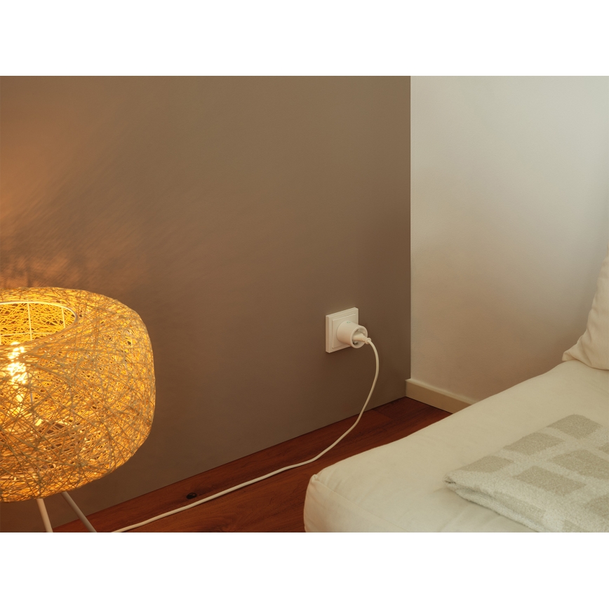Osram - Chytrá zásuvka SMART+ MATTER SCHUKO 2300W/230V/10A Wi-Fi bílá