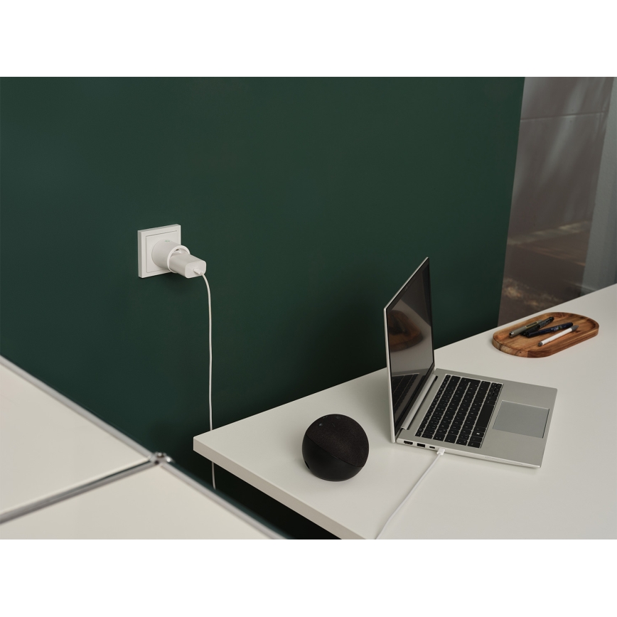 Osram - Chytrá zásuvka SMART+ MATTER SCHUKO 2300W/230V/10A Wi-Fi bílá