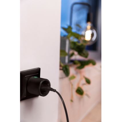 Osram - Chytrá zásuvka SMART+ MATTER SCHUKO 2300W/230V/10A Wi-Fi černá