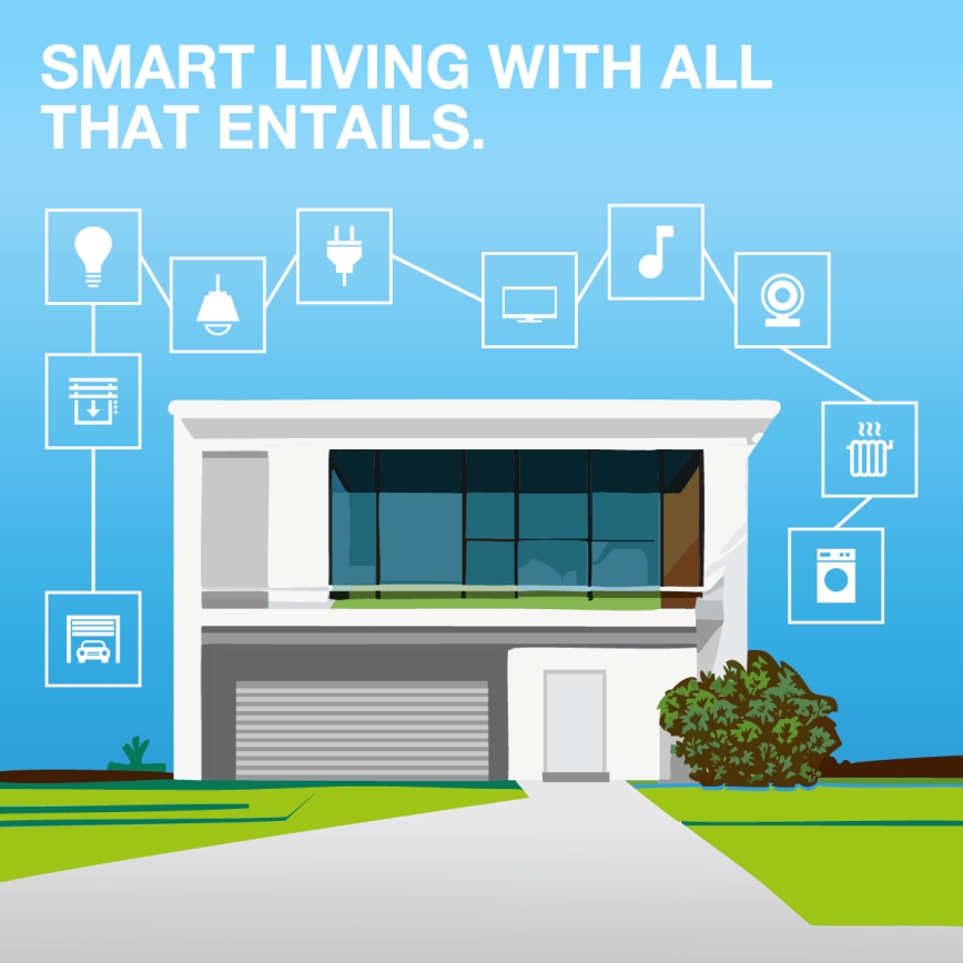Osram - Chytrá zásuvka SMART+ MATTER SCHUKO 2300W/230V/10A Wi-Fi černá