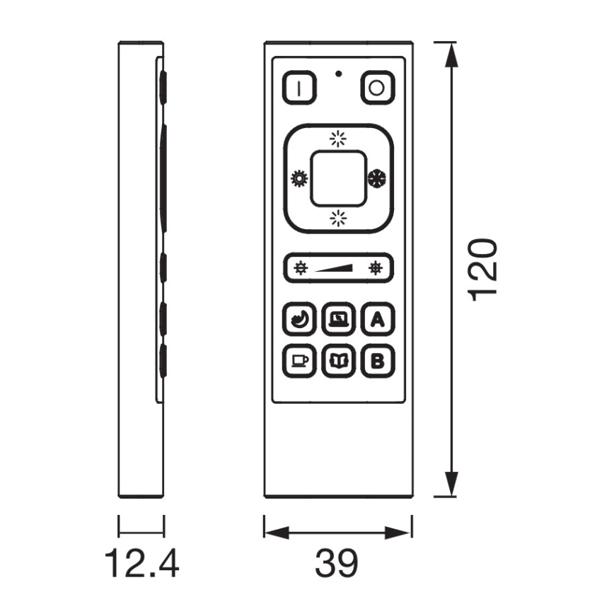 Osram - Dálkové ovládání SMART+ 3,7V Wi-Fi 600 mAh
