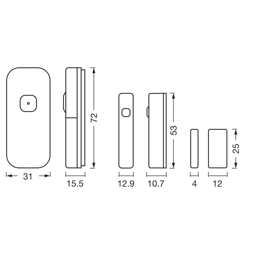 Osram - Kontaktní senzor SMART+ 3,7V Wi-Fi 500 mAh